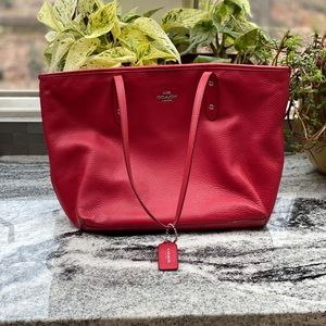 Coach Red Tote Bag GUS